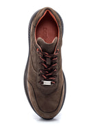 Men's Leather Nubuck Sneaker | Derimod