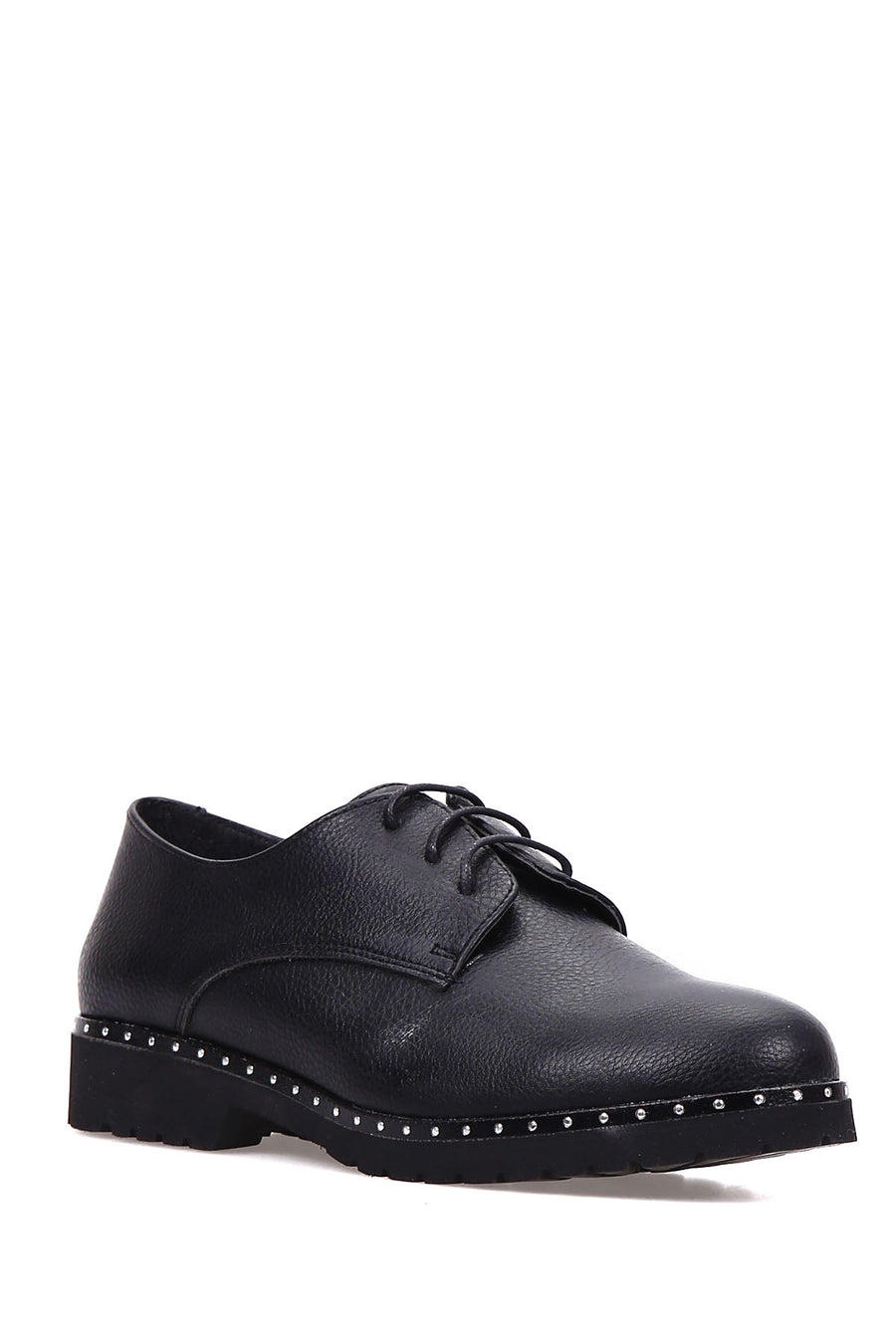 Women's Shoes with Staple Detail