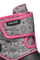 Geox Kız Bebek Siyah Flanfil Abx Bantlı Waterproof Deri Bot | Derimod