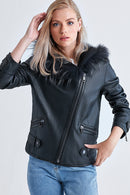 Hera Women's Leather Jacket | Derimod