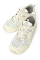 Woman Grey Thick-Soled Lace-Up Sneakers | Derimod