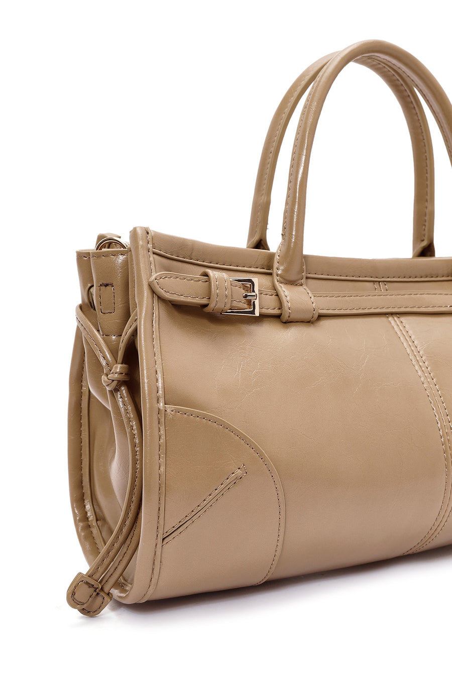 Women's Beige Long Strap Shoulder Bag