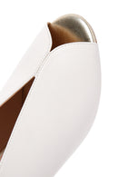 Women's White Thick Heeled Sandals | Derimod