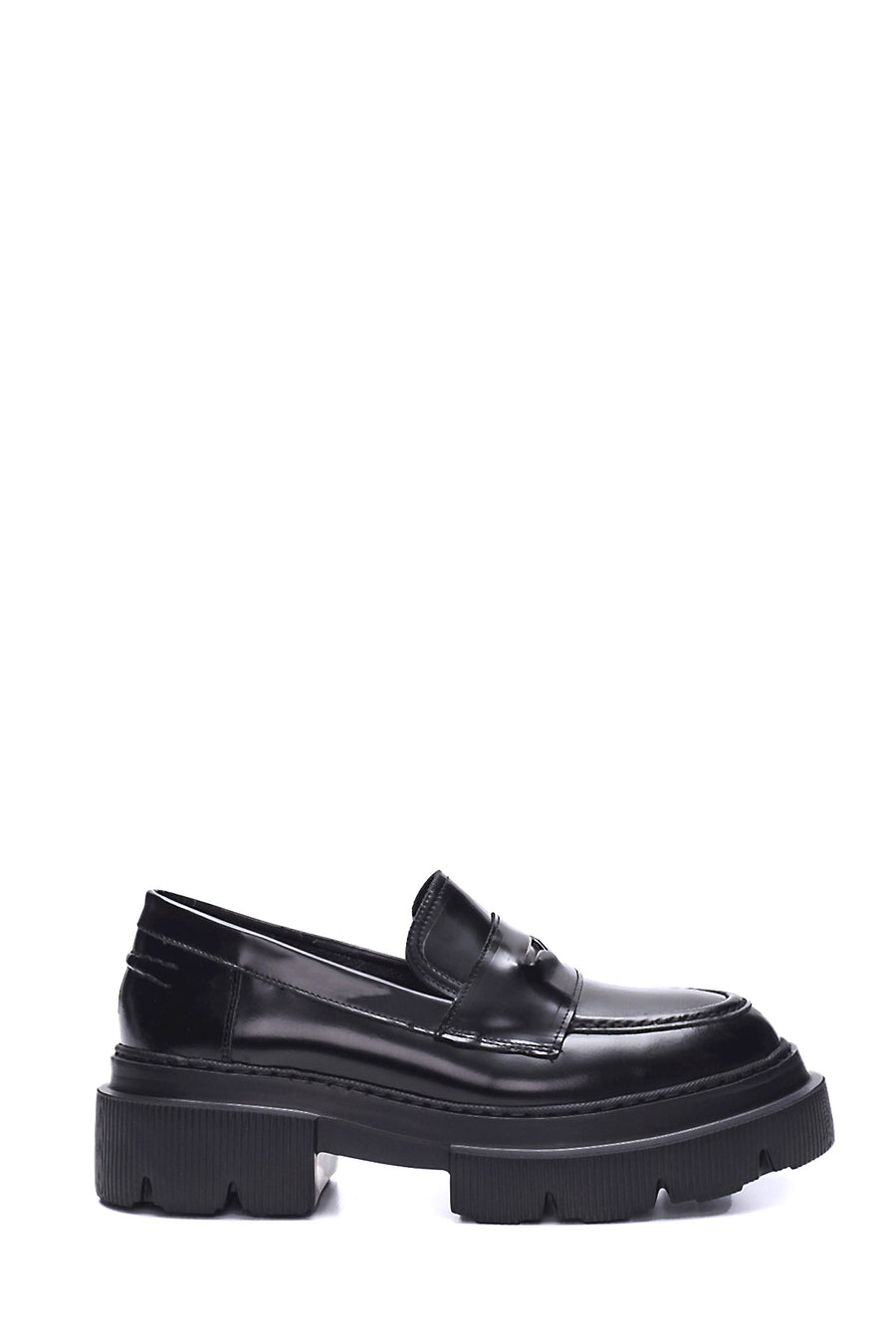 Women's Leather Casual Thick Sole Loafer 21WFD134922 | Derimod