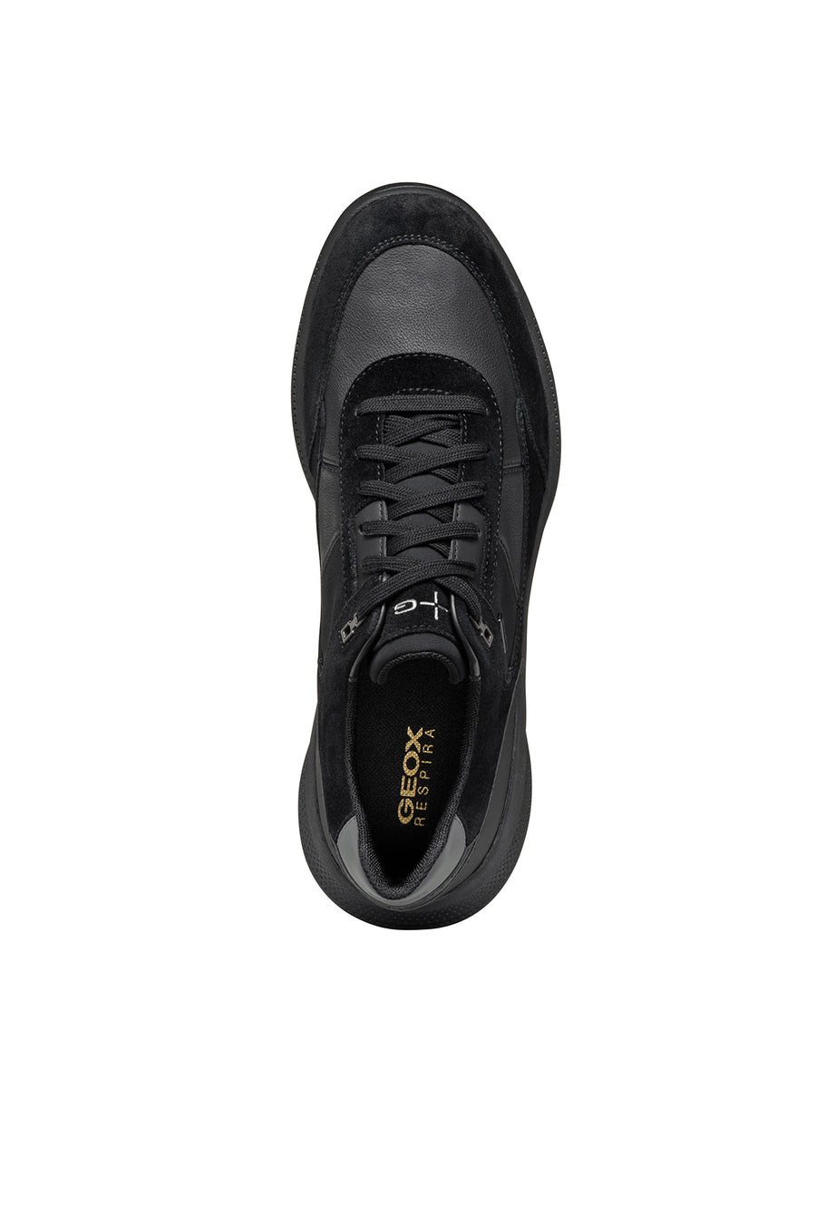 Geox Erkek Siyah Pg1X Abx Bağcıklı Waterproof Deri Sneaker