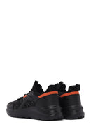 Erkek Siyah Bağcıklı Kumaş Sneaker | Derimod