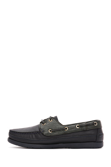 Erkek Yeşil Deri Comfort Loafer_1