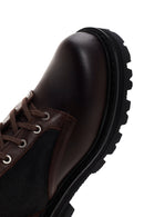 Harley Davidson Men's Dark Brown Jesus Exc Lace-Up Leather Boots | Derimod