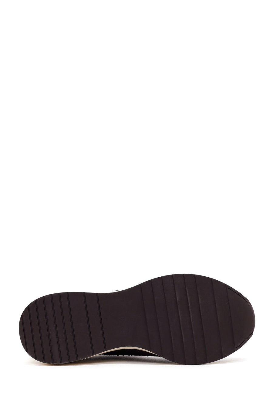 Derimod Zero Women's Brown Zippered Platform Fabric Sneaker