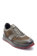 Men's Suede Leather Sneaker | Derimod