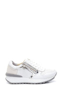 Kadın Deri Fermuarlı Sneaker | Derimod