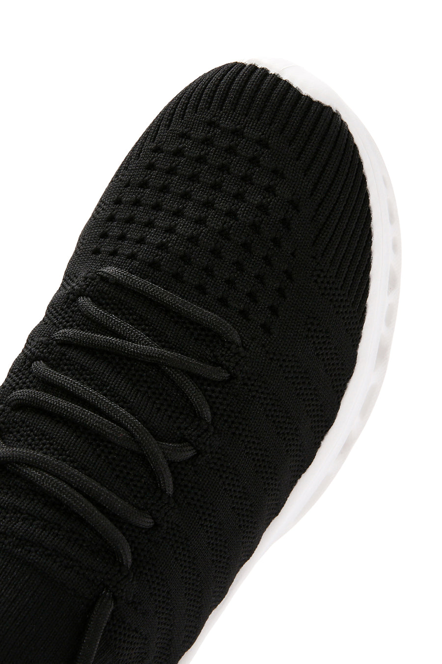 Derimod Zero Women's Black Lace-Up Thick Soled Sneaker