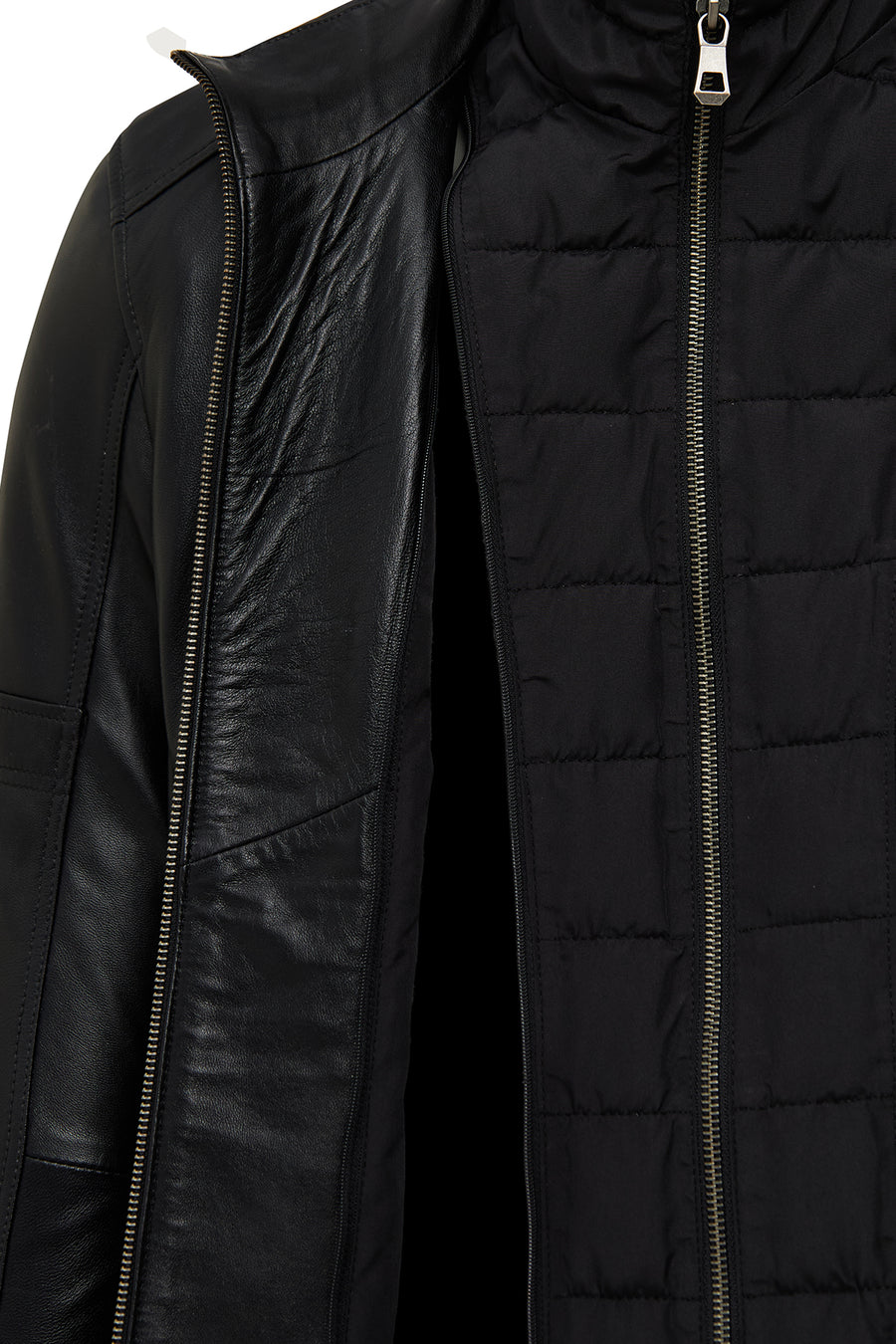 Mbappe Men's Black Leather Jacket