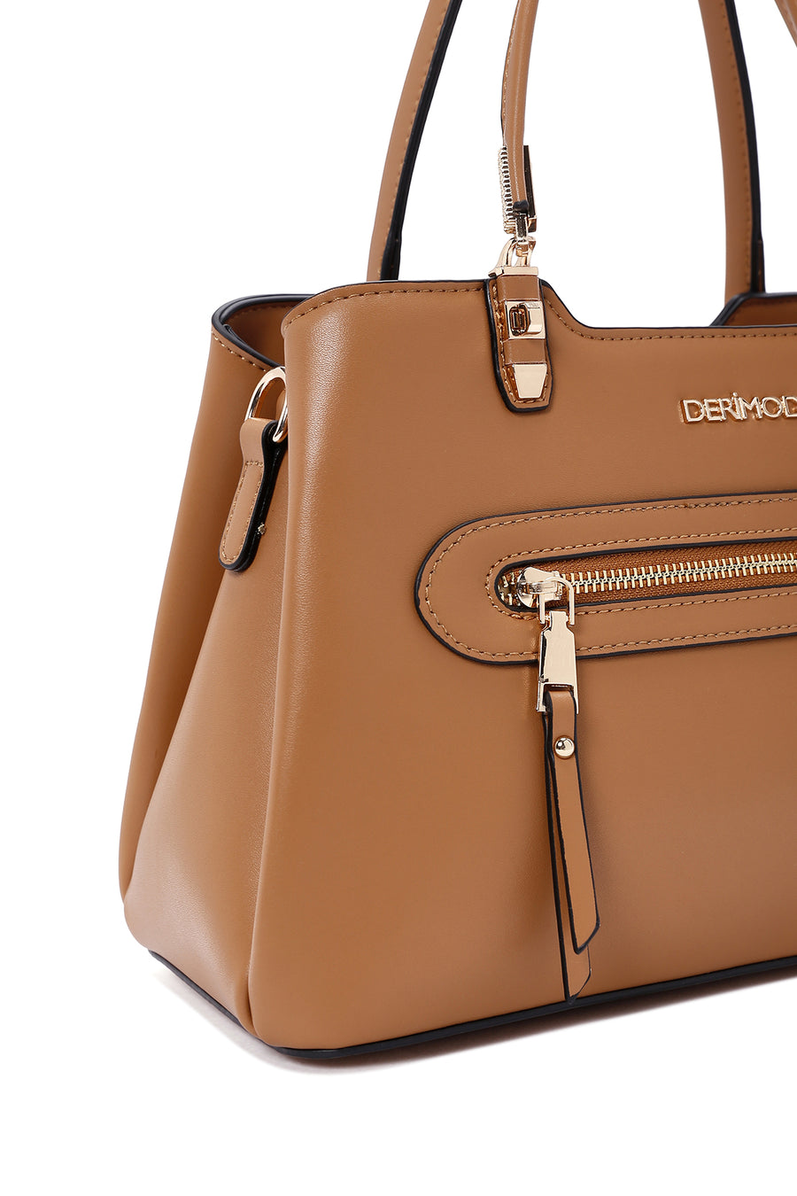 Women's Tan Long Strap Shoulder Bag