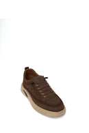 Derimod Zero Erkek Kahverengi Bağcıklı Kalın Tabanlı Kumaş Sneaker | Derimod