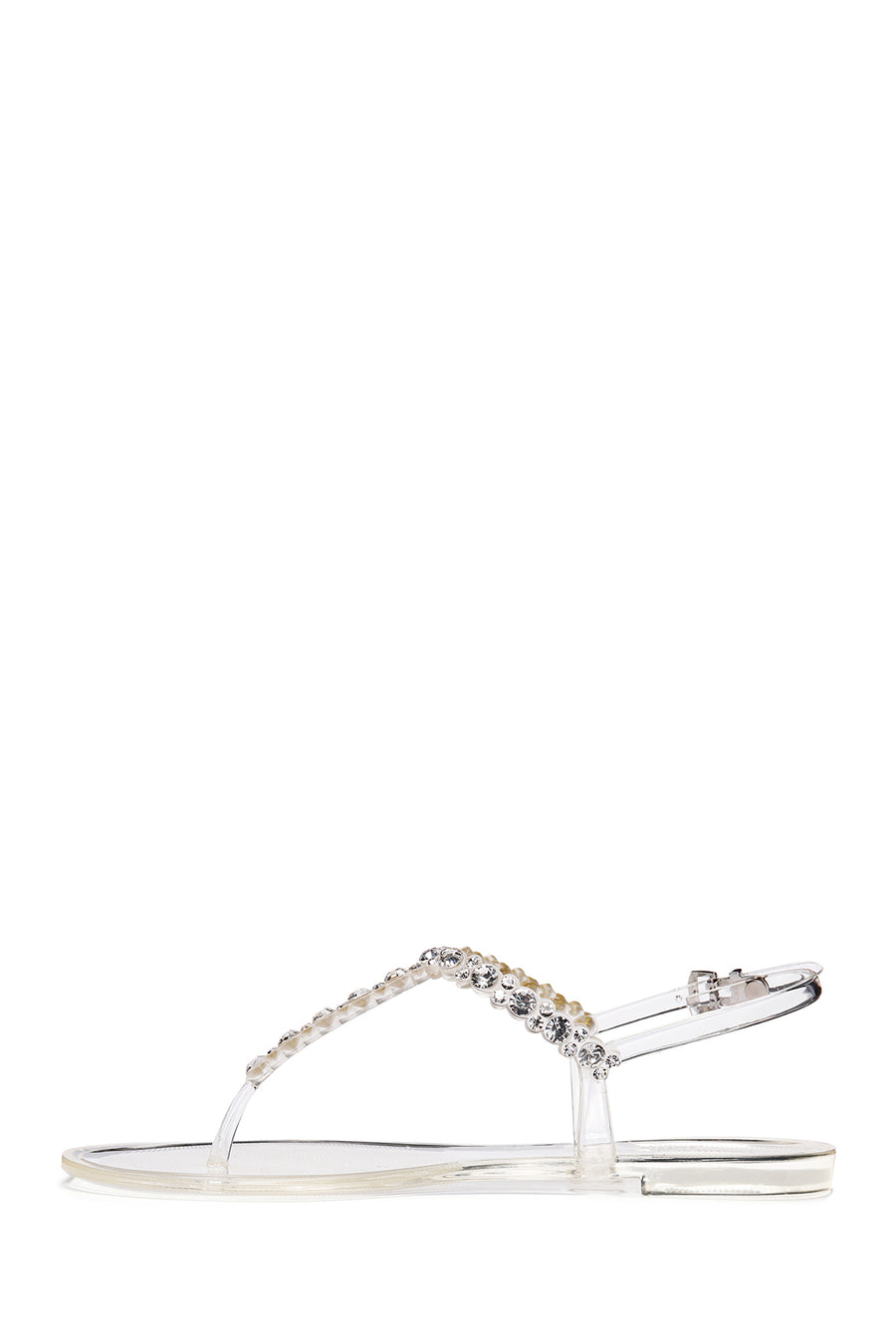 Women's Transparent Jelly Sandals with Stones