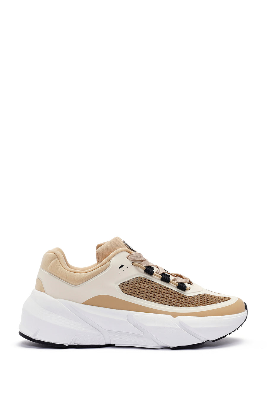 ACBC x Derimod Women's Beige Lace-Up Sneakers 24WFD435414 | Derimod