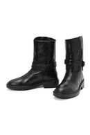 Women's Black Leather Boots | Derimod