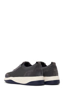 Derimod Zero Male Gray Lace-up Thick-soled Fabric Sneaker | Derimod