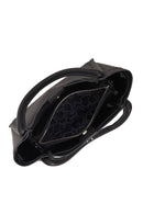 Woman Black Long-Strap Charm Shoulder Bag | Derimod