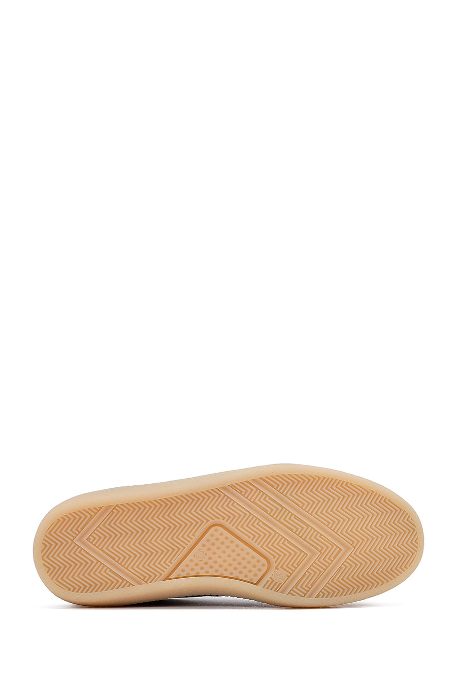 Women's Brown Lace-up Suede Leather Sneaker