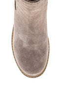 Women's Leather Suede Chelsea Boots | Derimod