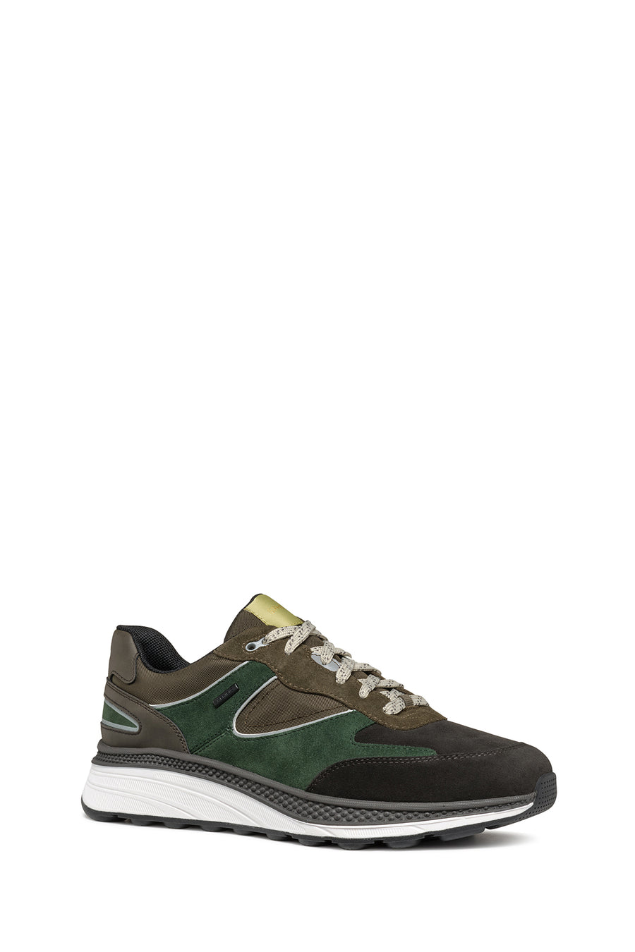 Geox Erkek Kahverengi Spherica Actif X1 Abx Bağcıklı Waterproof Deri Sneaker