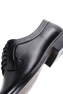 Men's Black Laced Leather Classic Shoes | Derimod