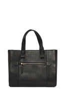 Women's Black Long Strap Leather Shoulder Bag | Derimod