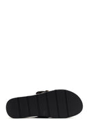 Women's Black Thick Soled Comfort Slippers | Derimod