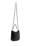 Women's Black Long Strap Quilted Handbag | Derimod