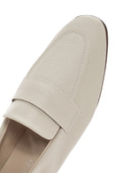 Women's Cream Masculine Loafer | Derimod