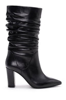 Women's Loose Leather Boots | Derimod