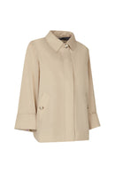 Geox Women's Soleil Cream Oversize Trench Coat | Derimod