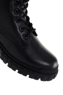 Men's Black Zippered Casual Leather Boots | Derimod