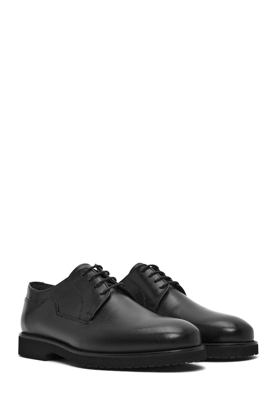 Men's Black Leather Classic Shoes