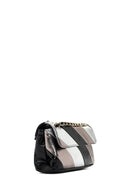 Women's Black Metallic Long Chain Strap Crossbody Bag | Derimod