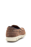 Men's Leather Nubuck Loafer | Derimod