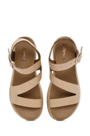 Women's Brown Leather Sandals | Derimod