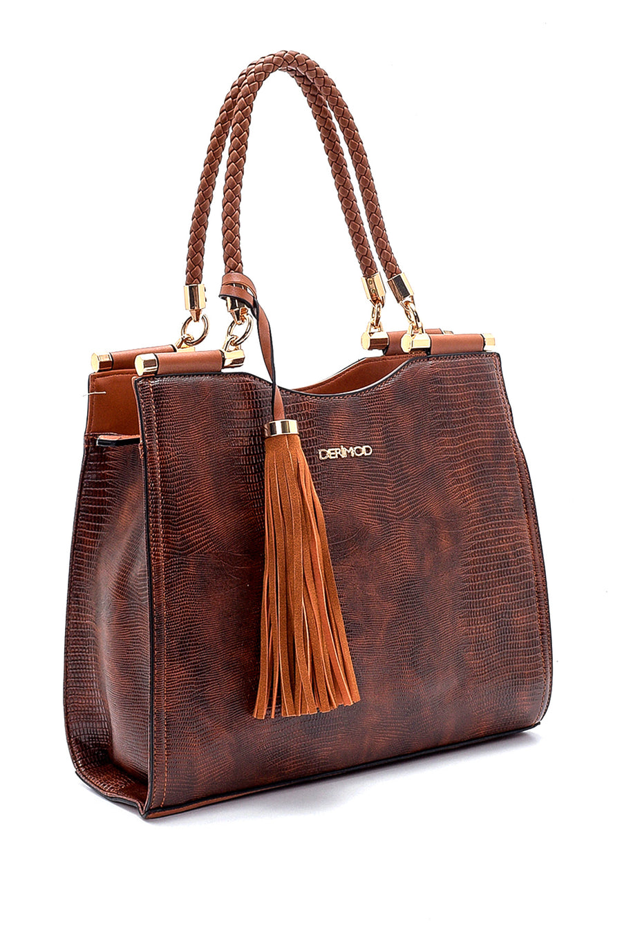 Women's Snakeskin Patterned Shoulder Bag