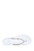 Kadın Şeffaf Parmak Arası Taşlı Jelly Terlik | Derimod