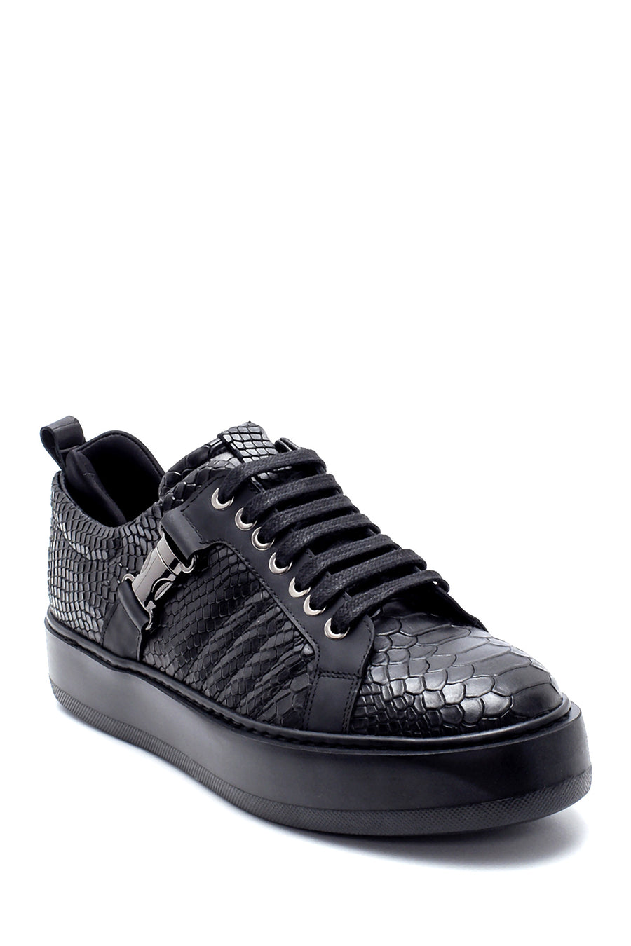 Men's Leather Crocodile Patterned Sneaker