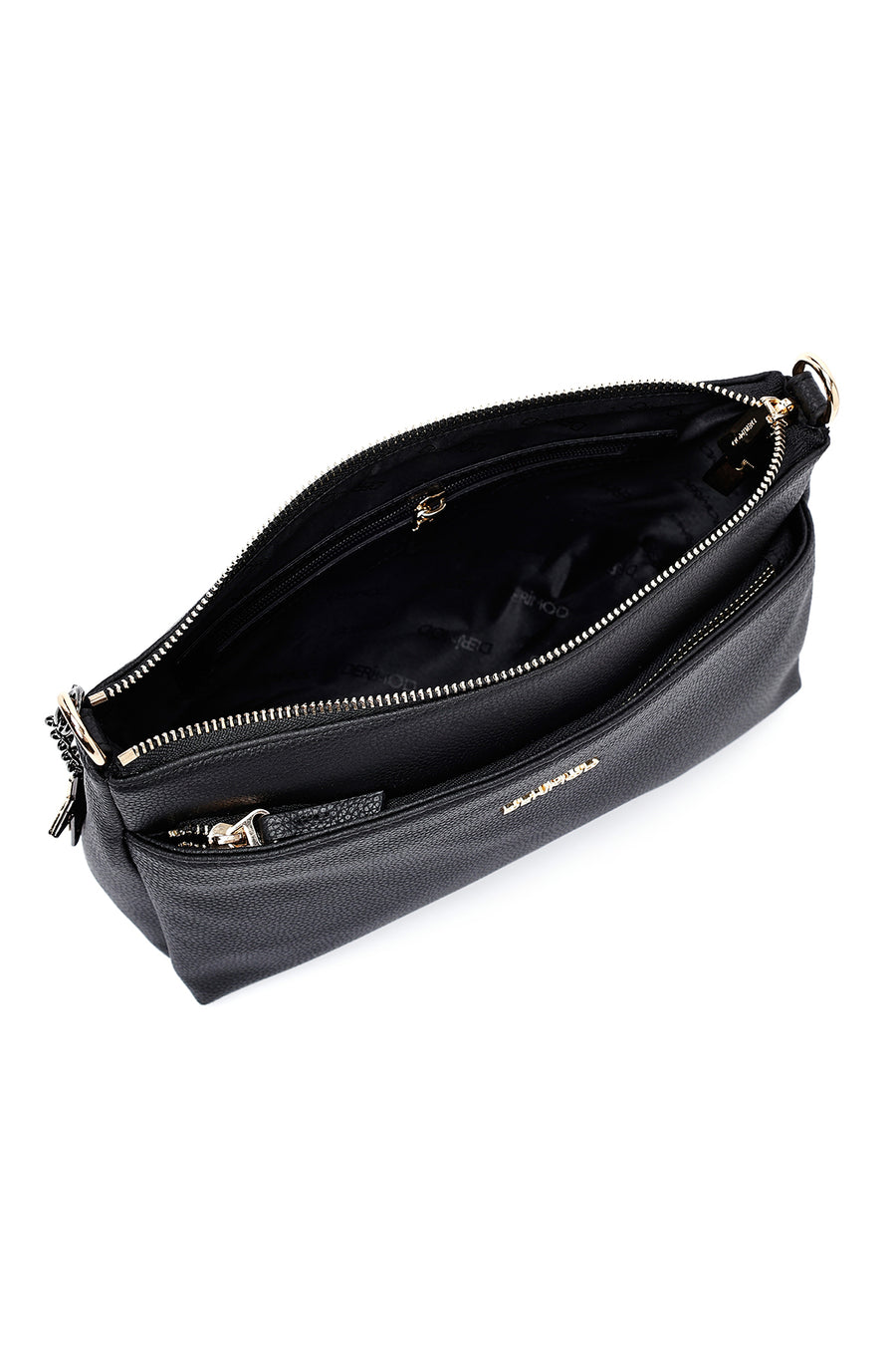 Women's Black Long Strap Accessory Handbag