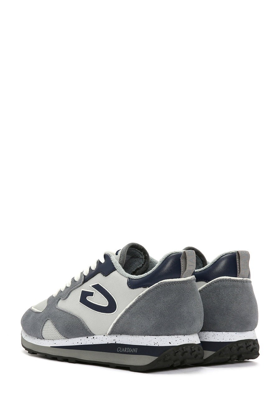 Alberto Guardiani Men's Gray Black Wen Thick Soled Sneaker