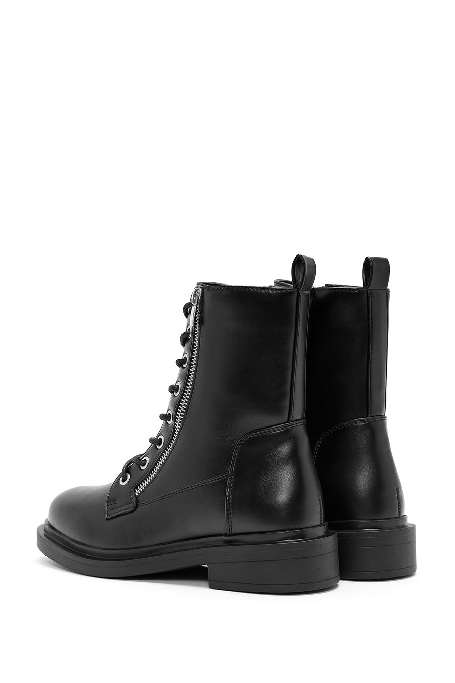 Women's Black Zippered Boots