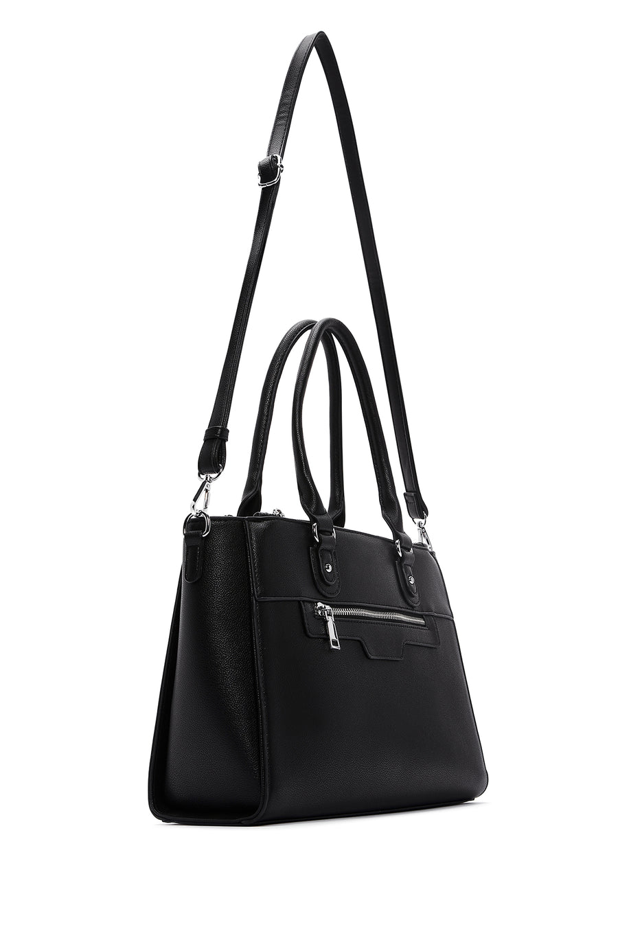 Women's Black Long Strap Shoulder Bag