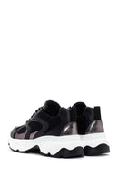 Women's Black Thick Soled Sneaker | Derimod