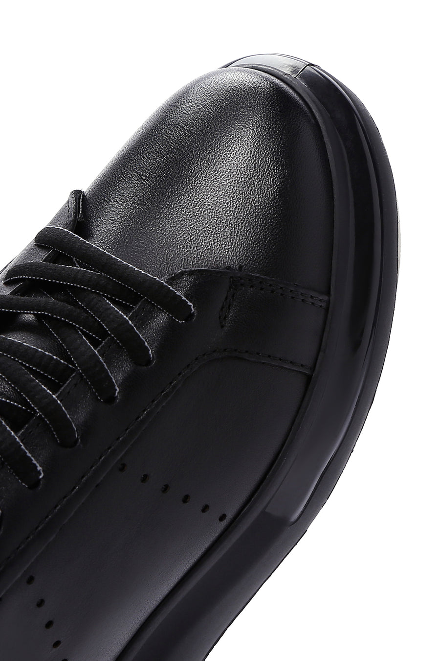 Men's Black Leather Casual Shoes