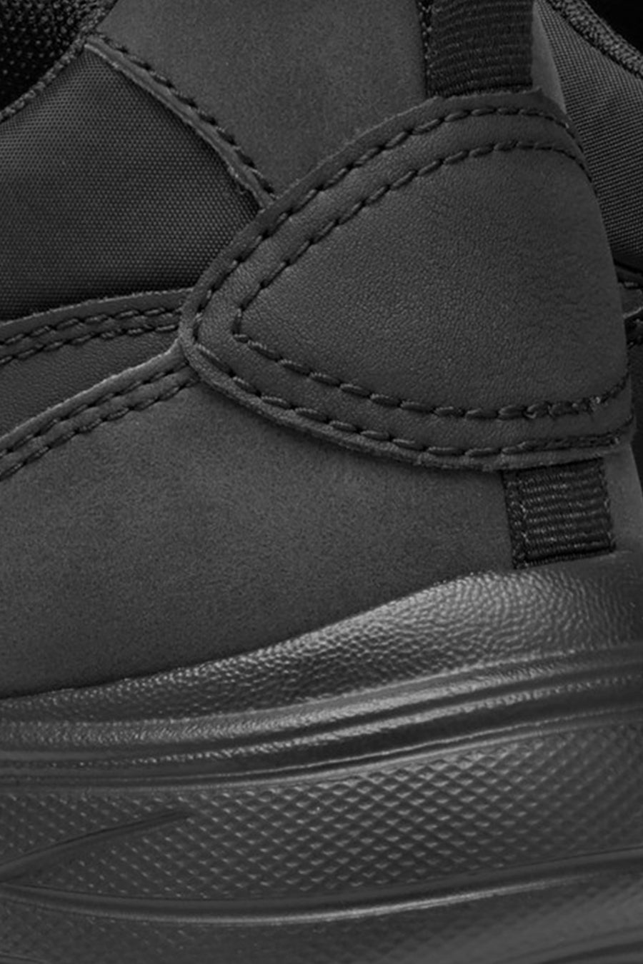 Geox Men Black Nebula Lace-Up Fabric Sneaker