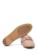 Kadın Deri Zincirli Loafer | Derimod